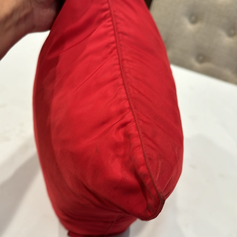 Prada Red Nylon Shoulder Bag - Picture 6 of 14